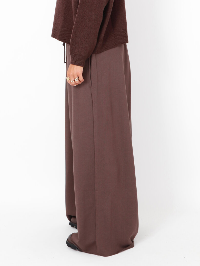 Sort Aarhus - Wide pants in cotton/modal