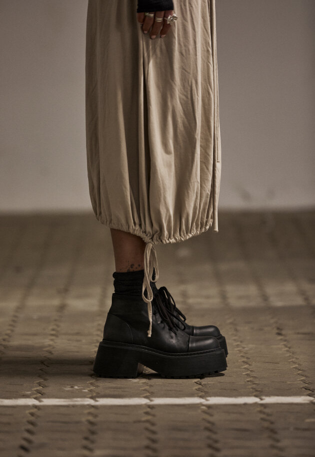 Sort Aarhus - Low boot with laces