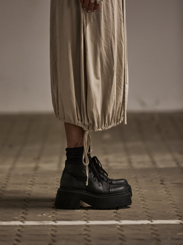 Sort Aarhus - Low boot with laces