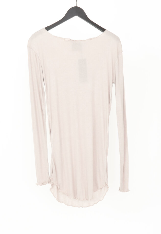 Sort Aarhus - Blouse with round neck Sort Aarhus - Blouse with round neck