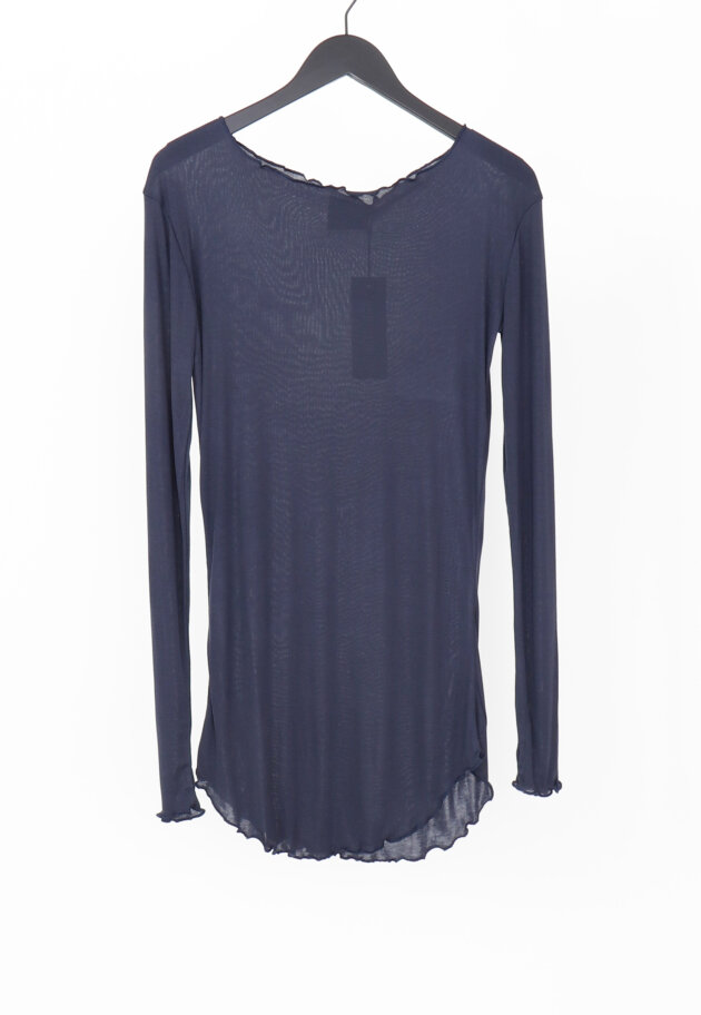 Sort Aarhus - Blouse with round neck Sort Aarhus - Blouse with round neck