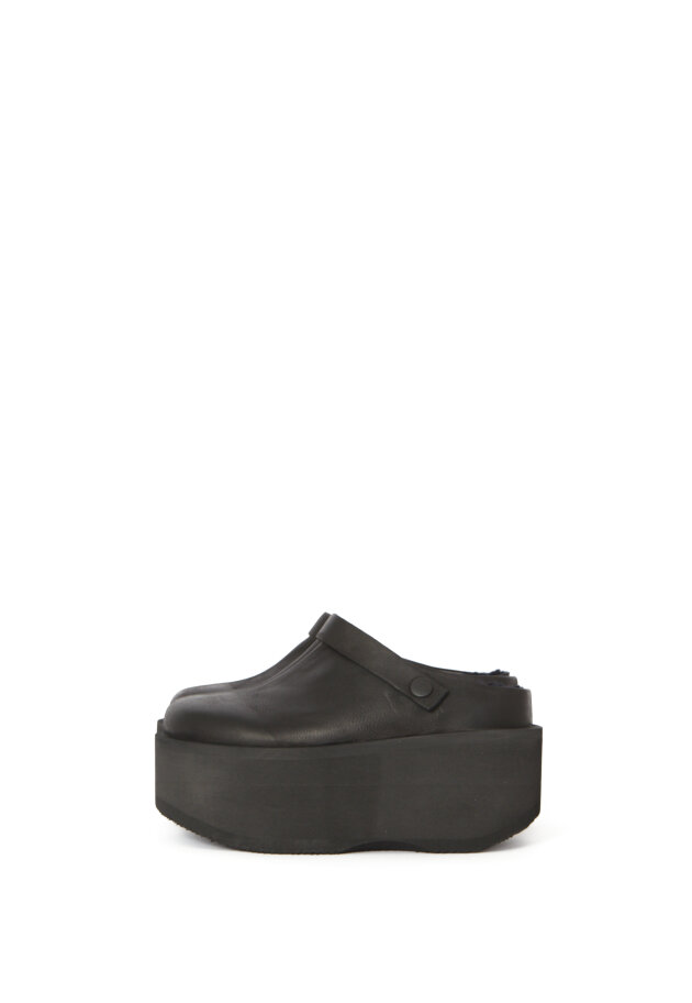 Sort Aarhus - PRE ORDER! Platform shoes with fur