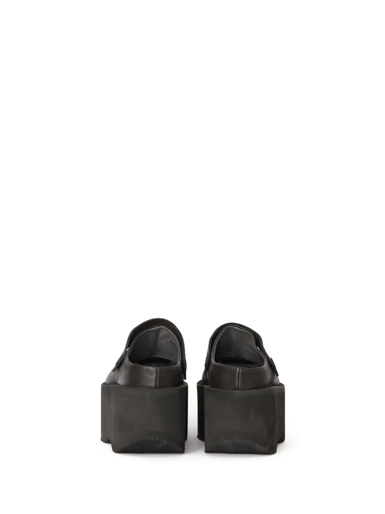 Sort Aarhus - Platform shoes with fur