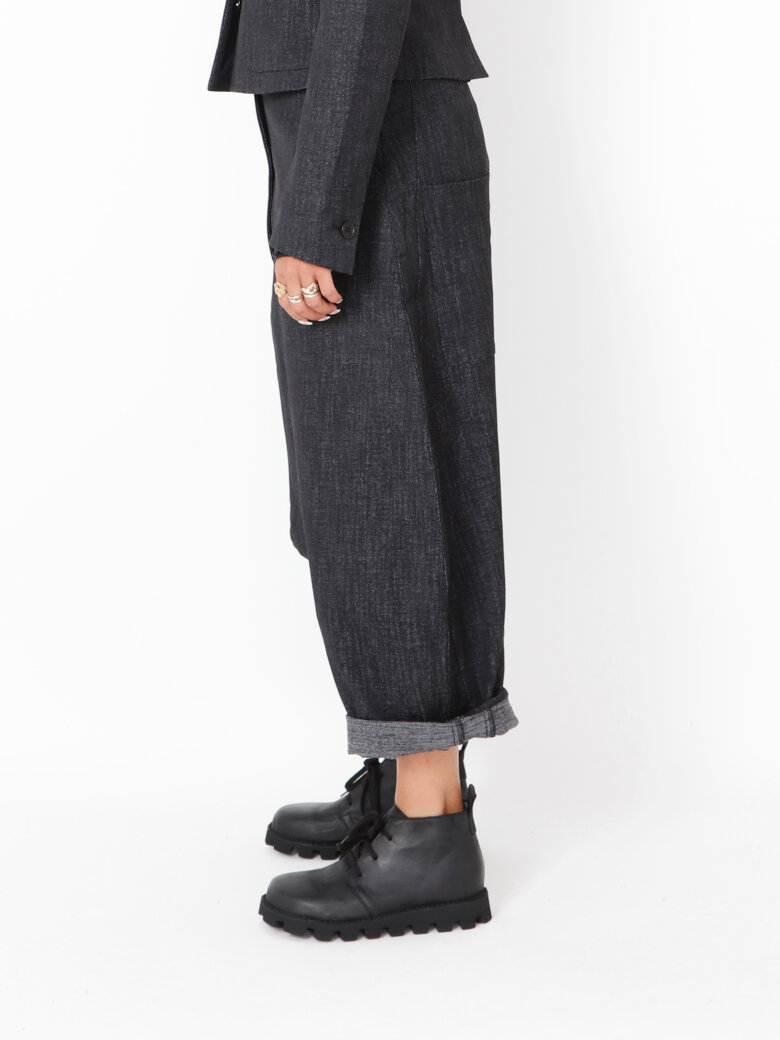 Sort Aarhus - Extra baggy pants in denim look