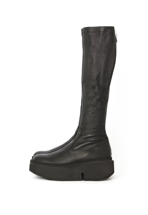 Lofina - Long boot with stretch skin and a zipper Lofina - Long boot with stretch skin and a zipper