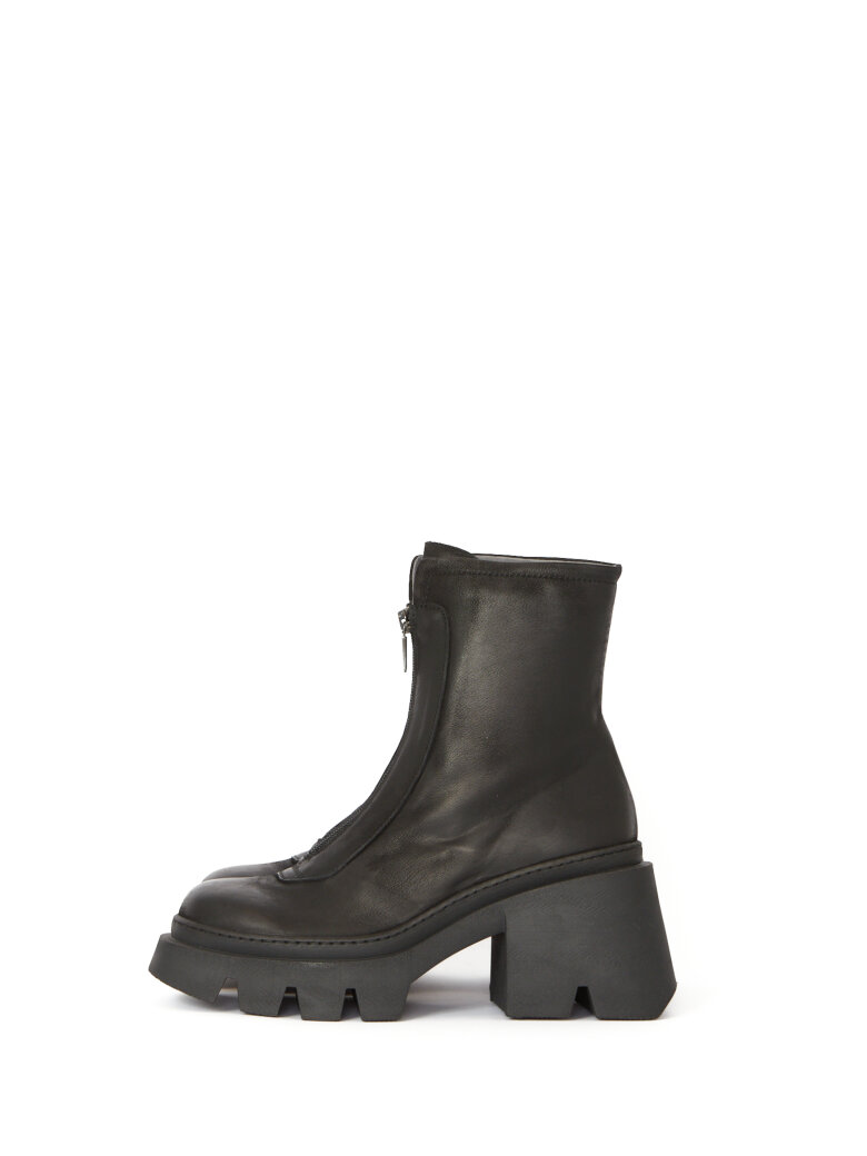 Lofina - Boot with front zipper and high heel