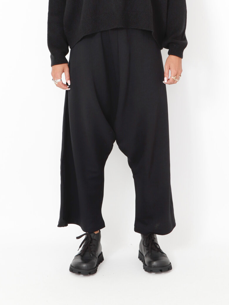 Sort Aarhus - Baggy pants with wide legs