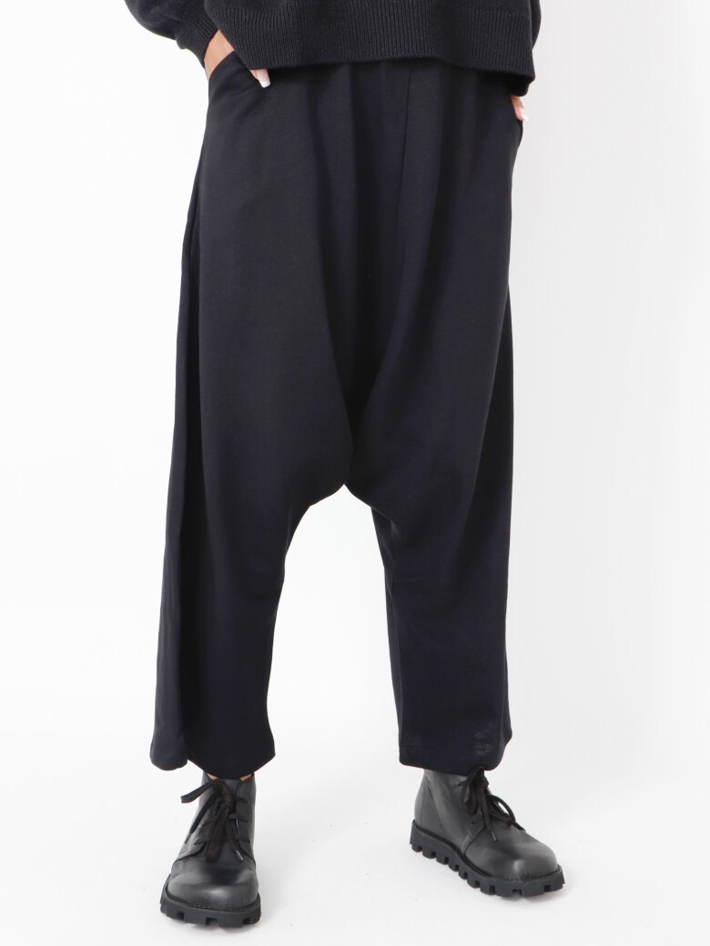 Sort Aarhus - Baggy pants with wide legs