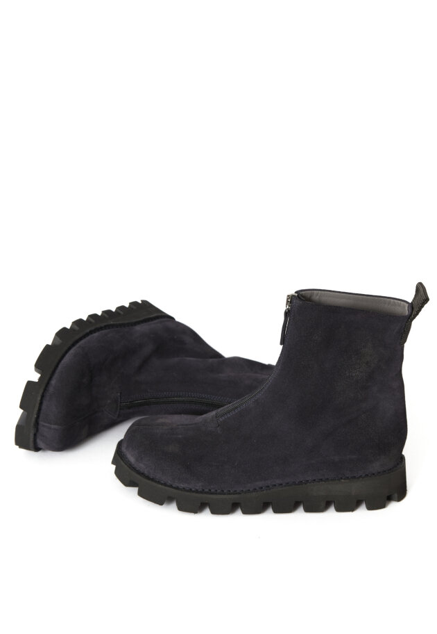 Lofina - Boot in suede with zipper