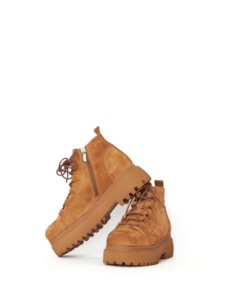 Lofina - Støvle med snøre og lynlås