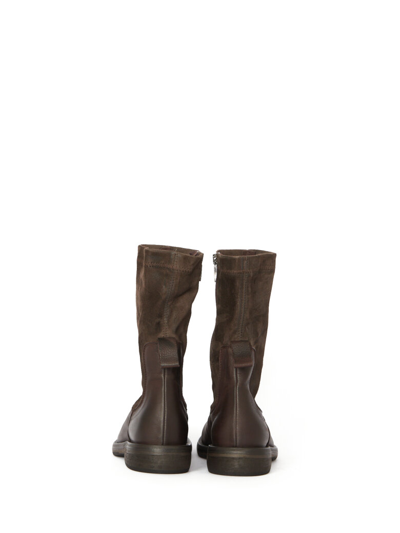 Lofina - PRE ORDER! Boot with suede stretchskin and zipper
