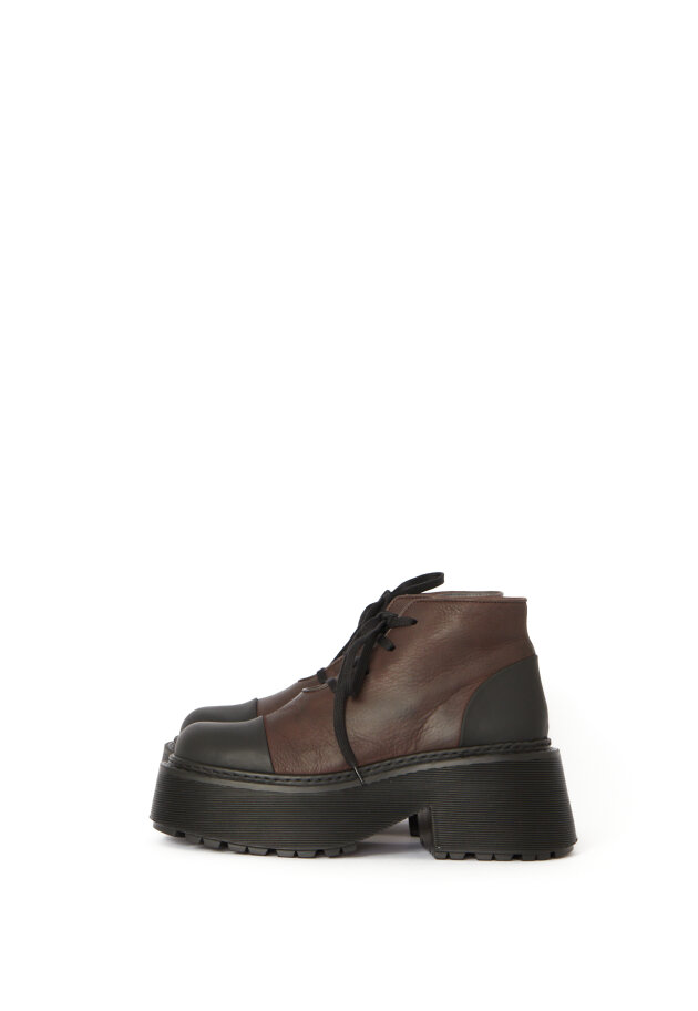 Sort Aarhus - Low boot with laces Sort Aarhus - Low boot with laces