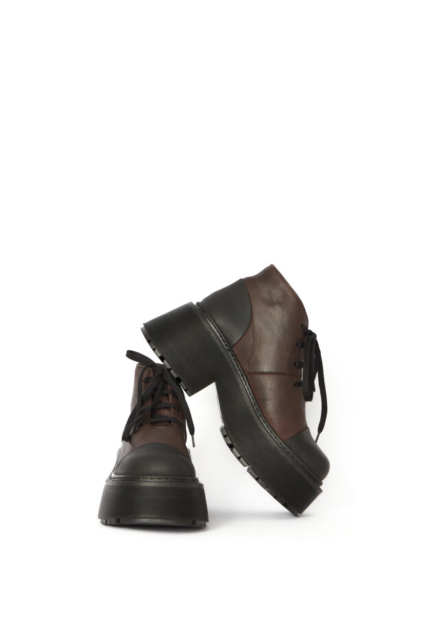 Sort Aarhus - Low boot with laces