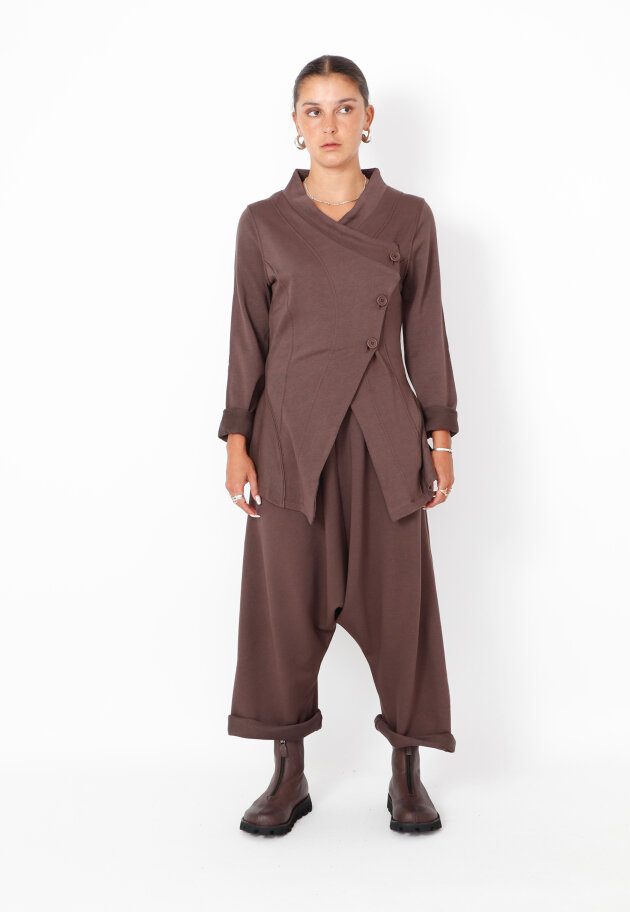 Sort Aarhus - Baggy pants with wide legs