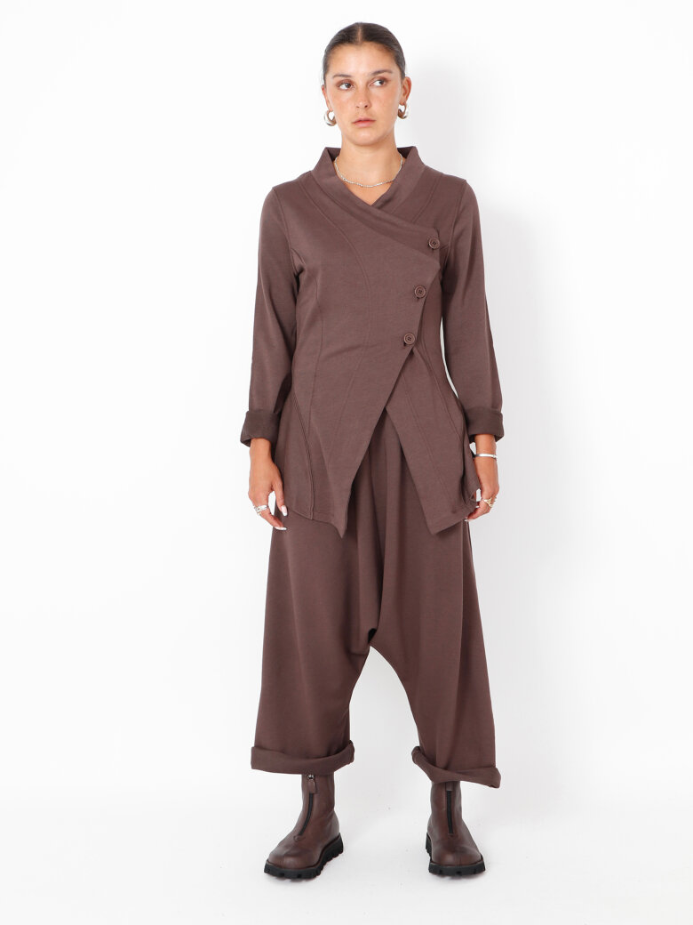 Sort Aarhus - Baggy pants with wide legs