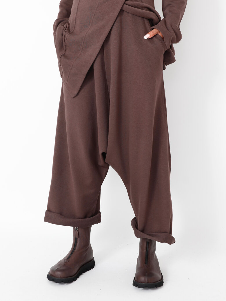Sort Aarhus - Baggy pants with wide legs