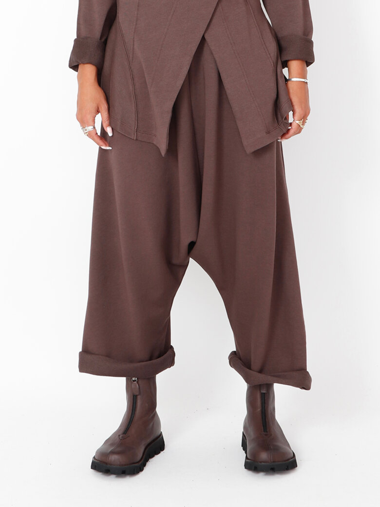 Sort Aarhus - Baggy pants with wide legs