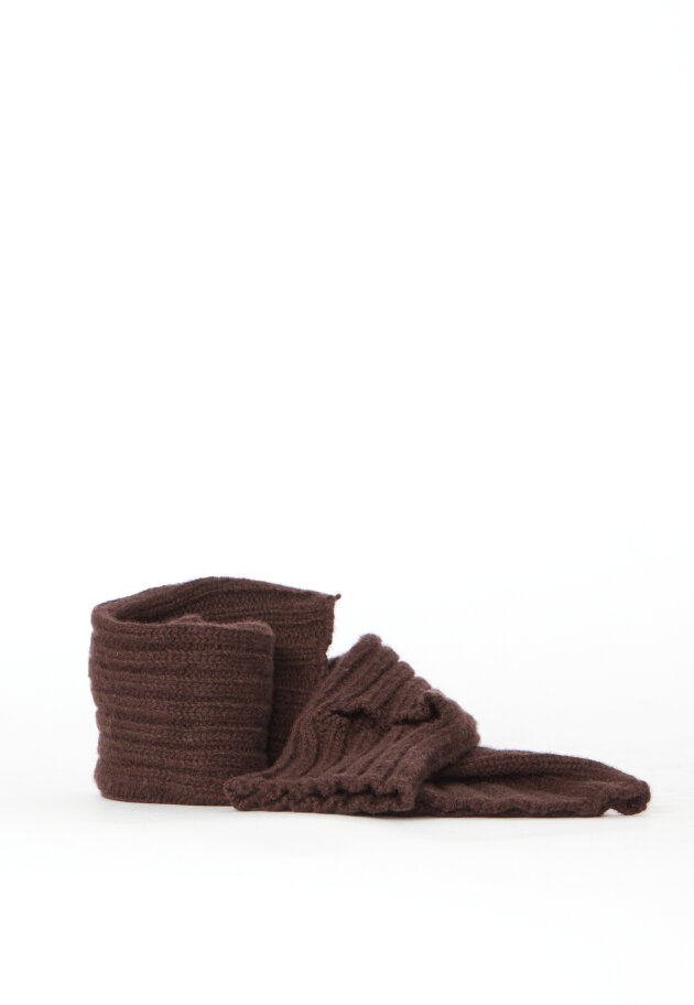 Sort Aarhus - Knitted leg warmers in merino wool Sort Aarhus - Knitted leg warmers in merino wool