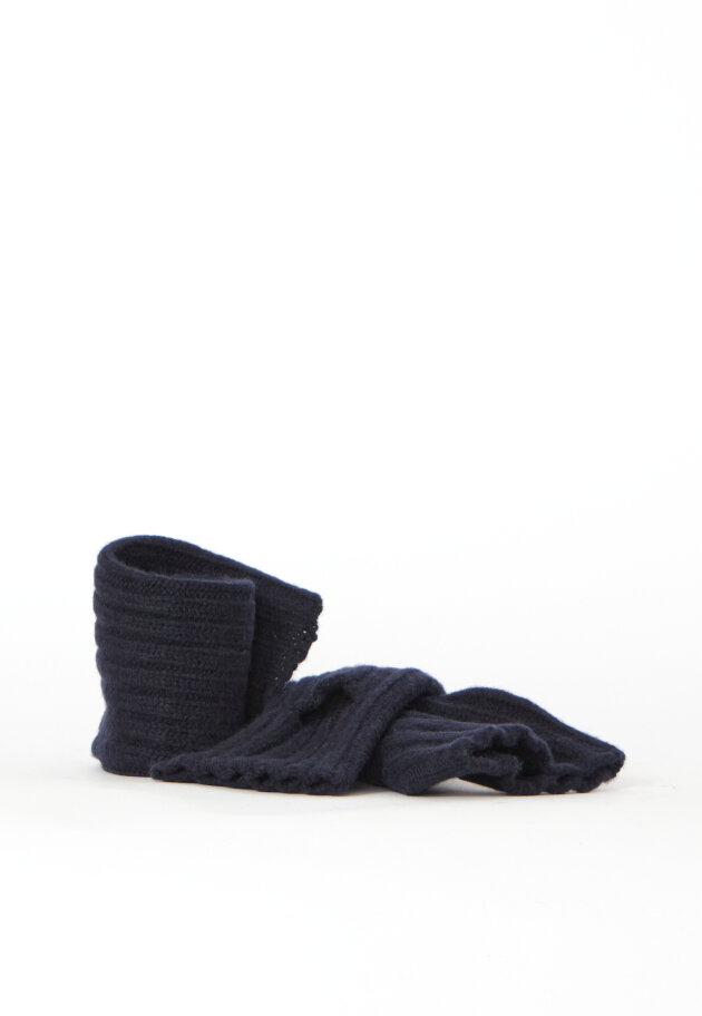 Sort Aarhus - Knitted leg warmers in merino wool Sort Aarhus - Knitted leg warmers in merino wool