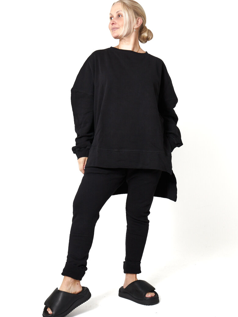 Sort Aarhus - Sweatshirt med slidser