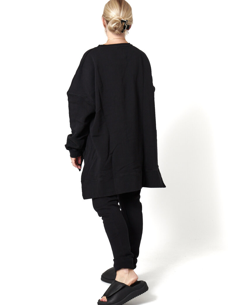 Sort Aarhus - Sweatshirt med slidser