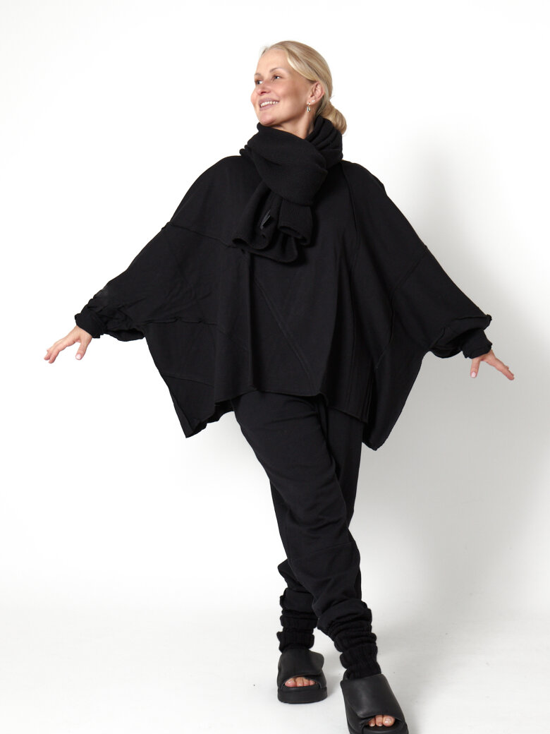 Sort Aarhus - Sweatshirt med ballonærmer