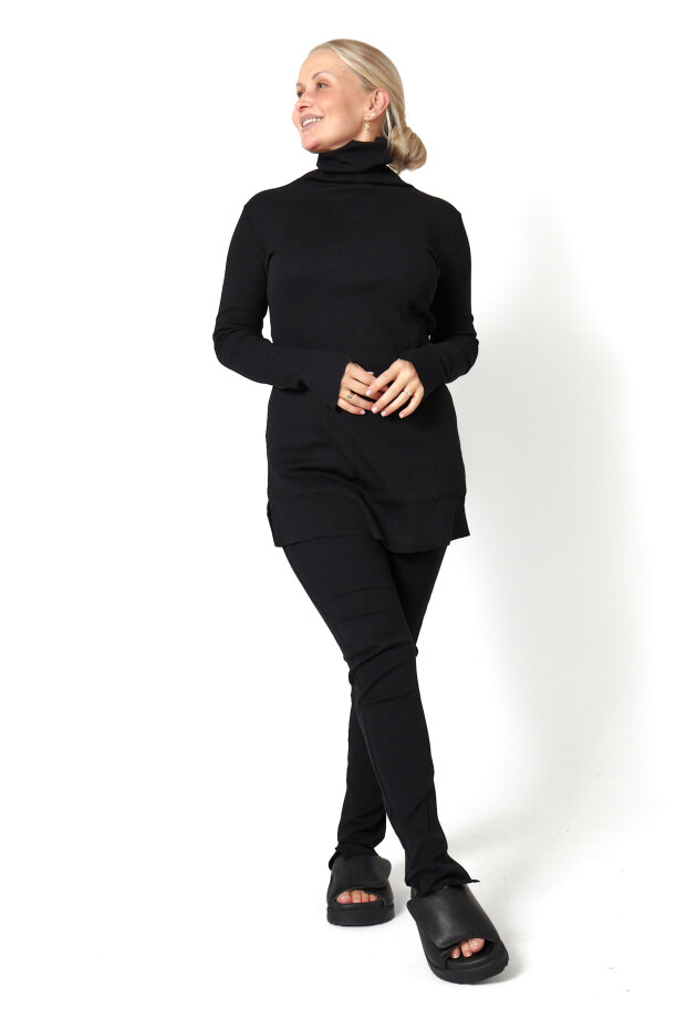 Sort Aarhus - Blouse in rib