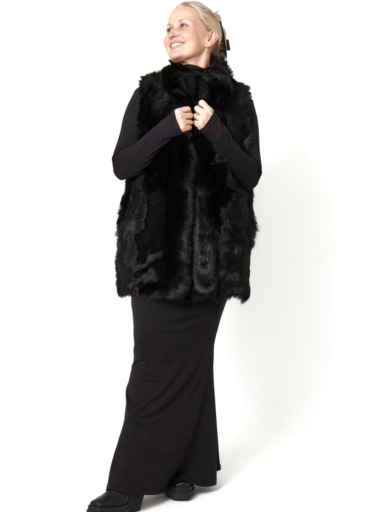Sort Aarhus - Vest fur