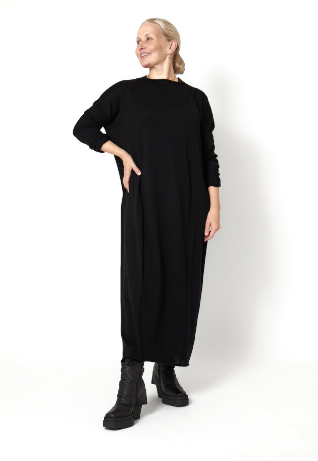 Sort Aarhus - Knit dress in wool