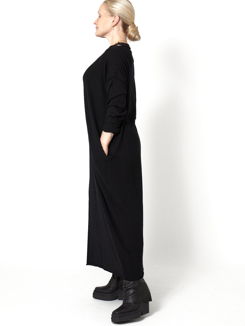 Sort Aarhus - Knit dress in wool