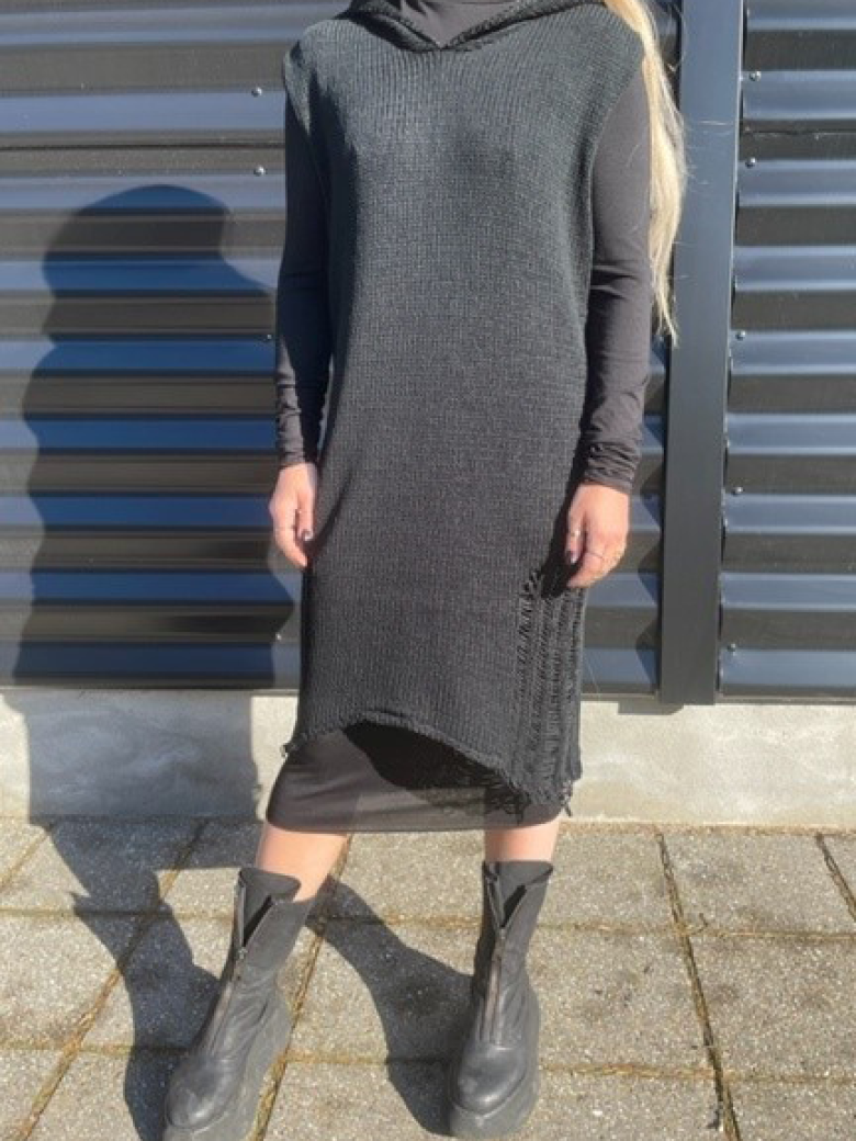 Dress with hood