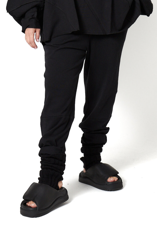 Sort Aarhus - Trousers with pockets front and back and elastic in the waist Sort Aarhus - Trousers with pockets front and back and elastic in the waist