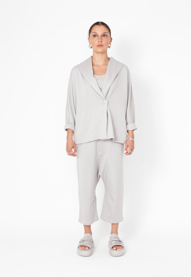 Sort Aarhus - Oversize cardigan med krave