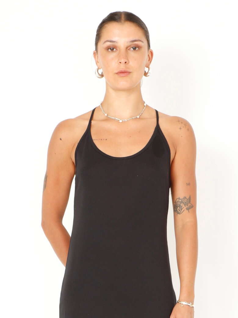 Sort Aarhus - Top med boxerryg