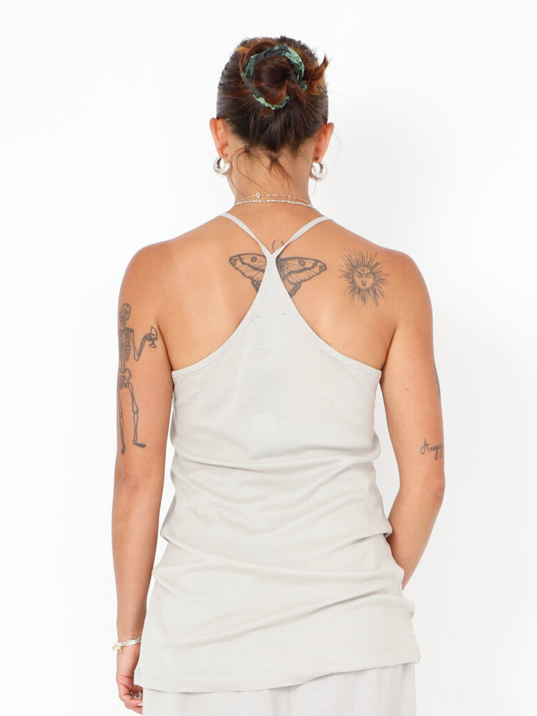 Sort Aarhus - Top med boxerryg i bomuld