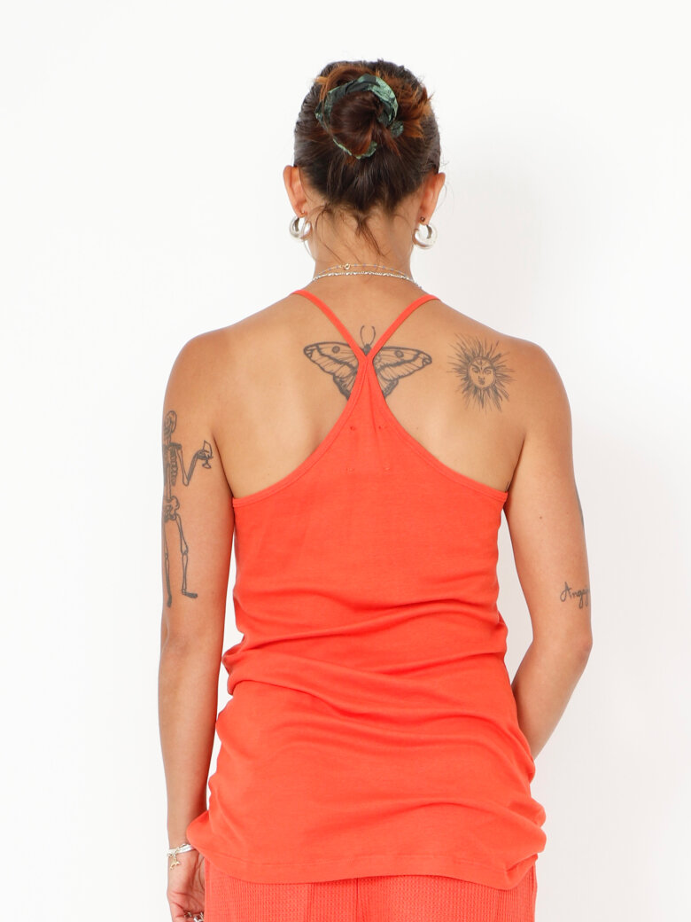 Sort Aarhus - Top med boxerryg i bomuld