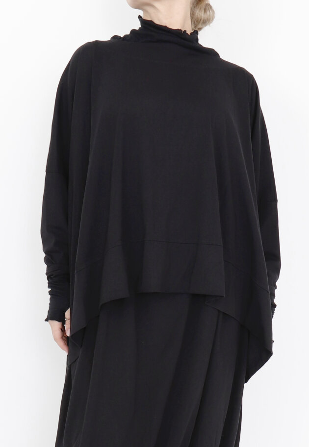 Sort Aarhus - Asymmetric blouse Sort Aarhus - Asymmetric blouse