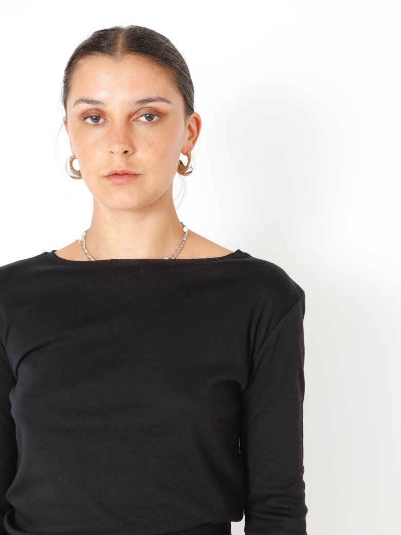 Sort Aarhus - Langærmet bluse