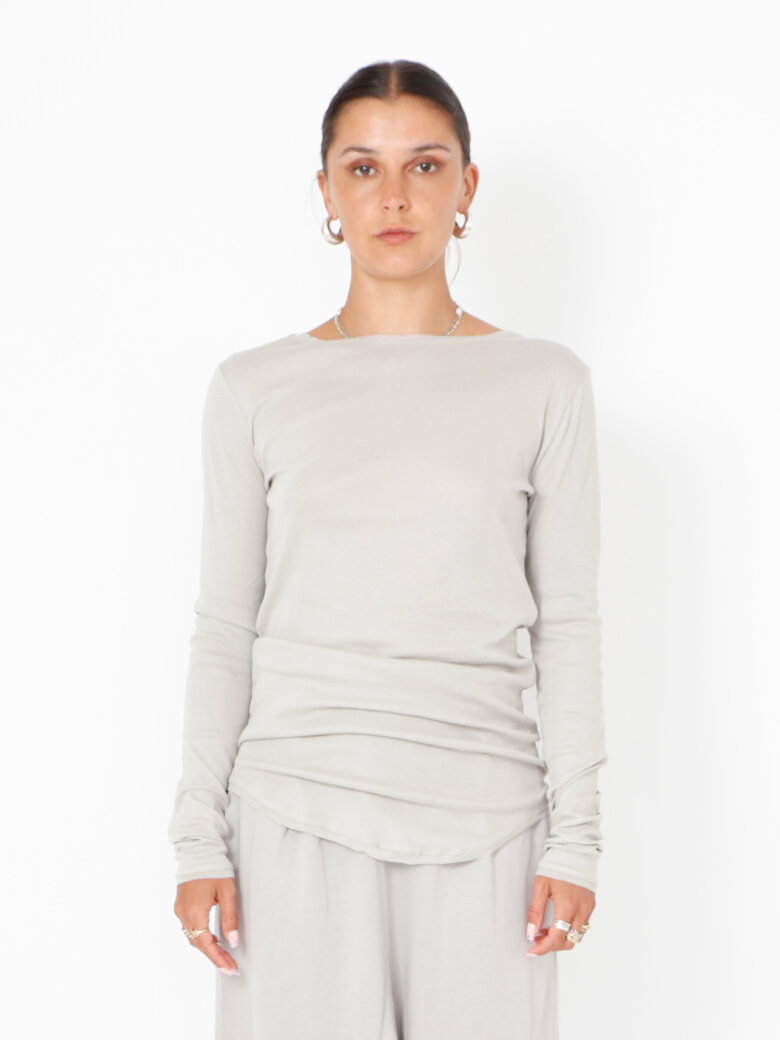 Sort Aarhus - Long-sleeved blouse