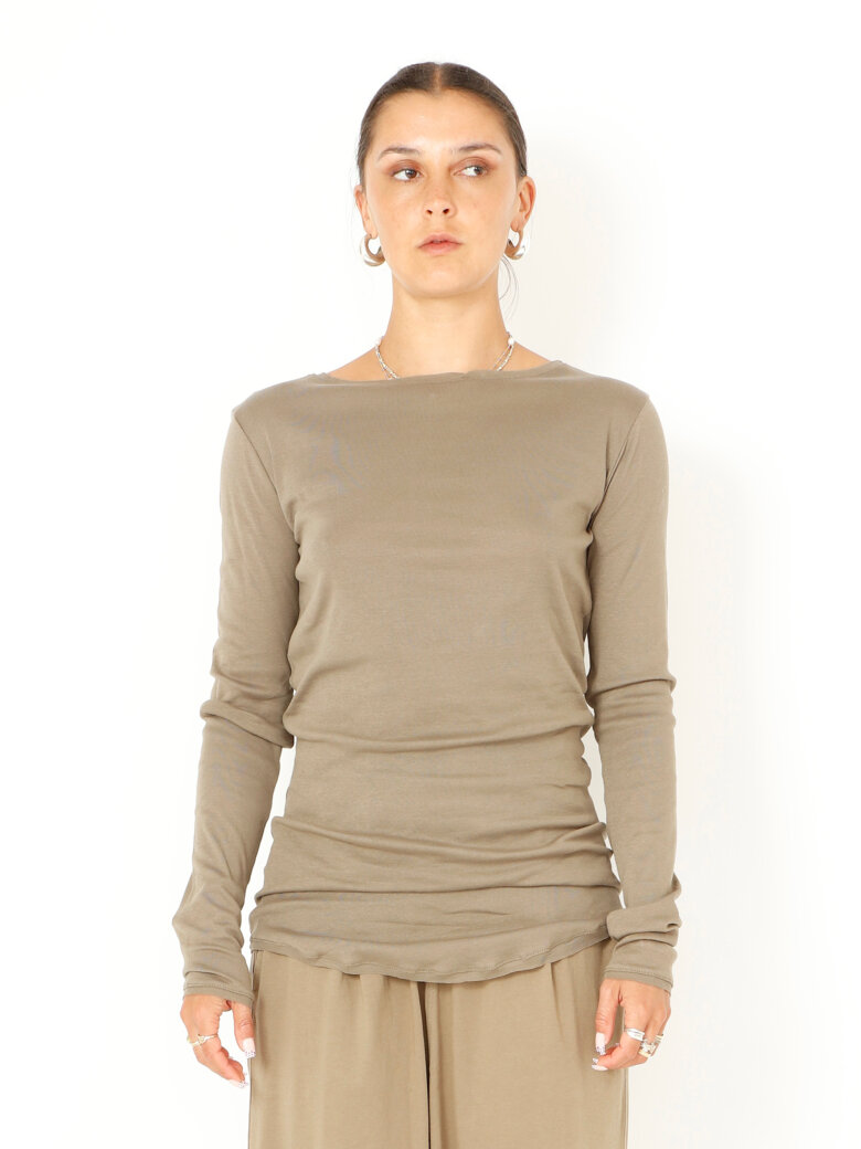 Sort Aarhus - Long-sleeved blouse