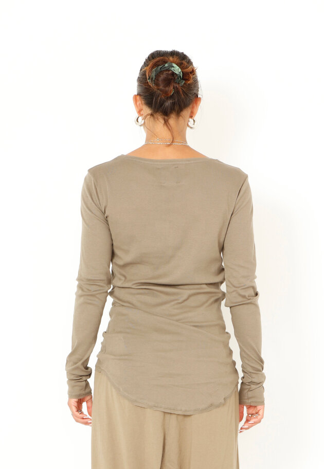 Sort Aarhus - Long-sleeved blouse