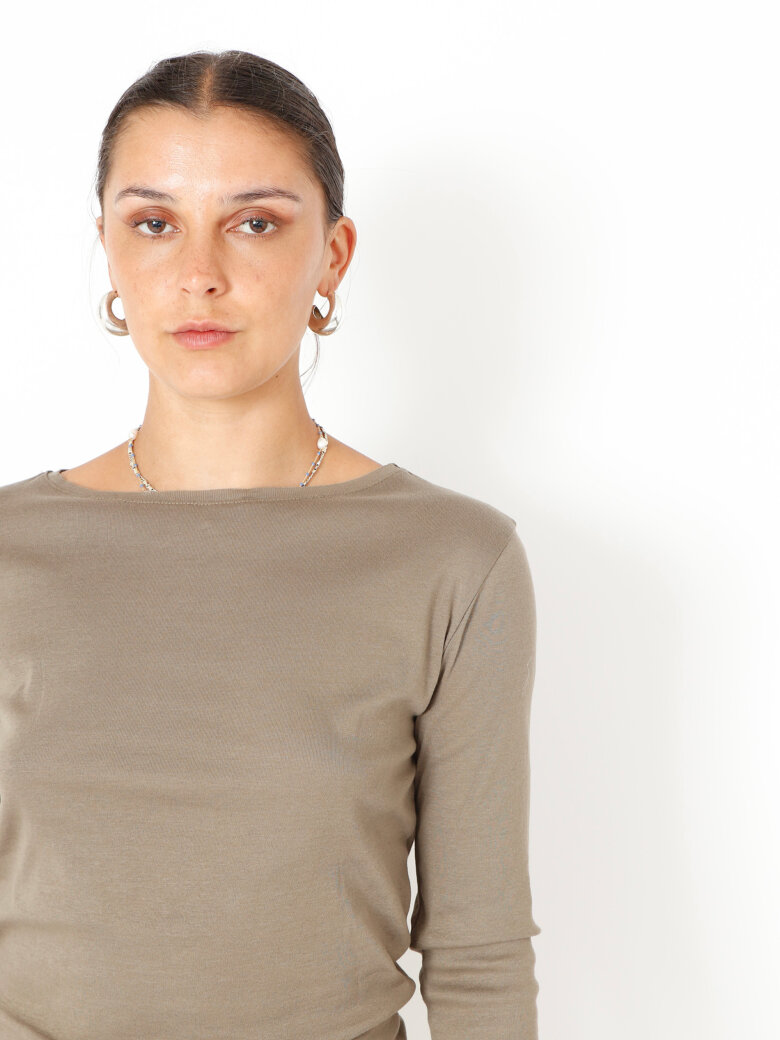 Sort Aarhus - Long-sleeved blouse