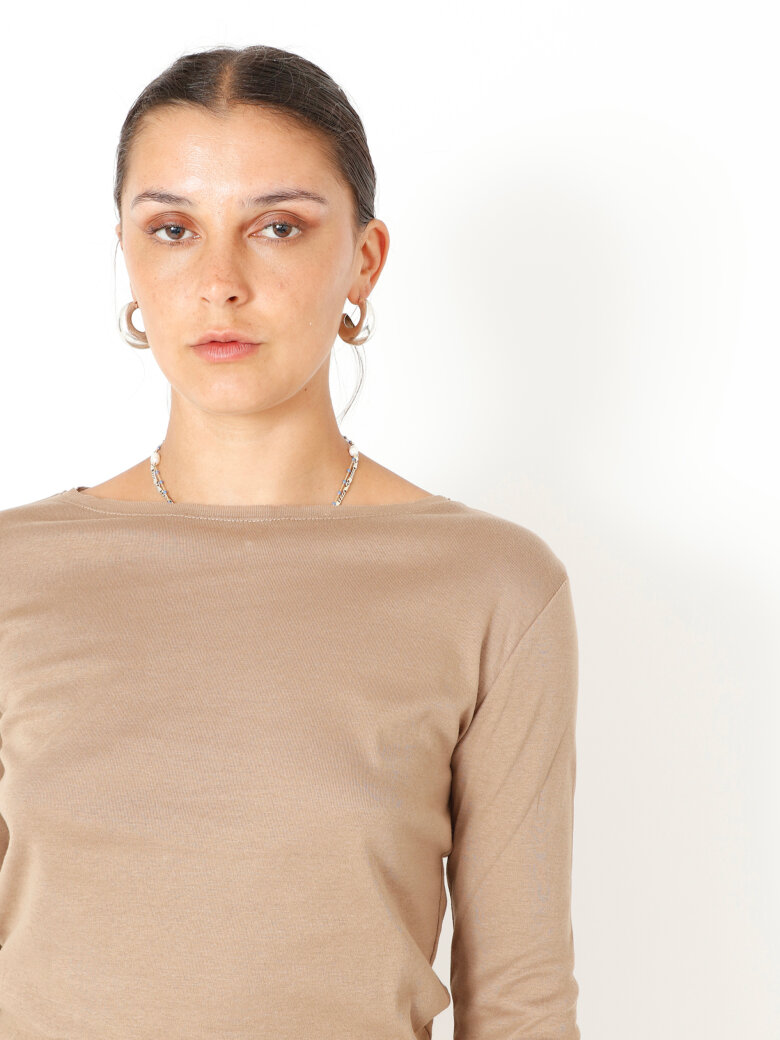 Sort Aarhus - Long-sleeved blouse