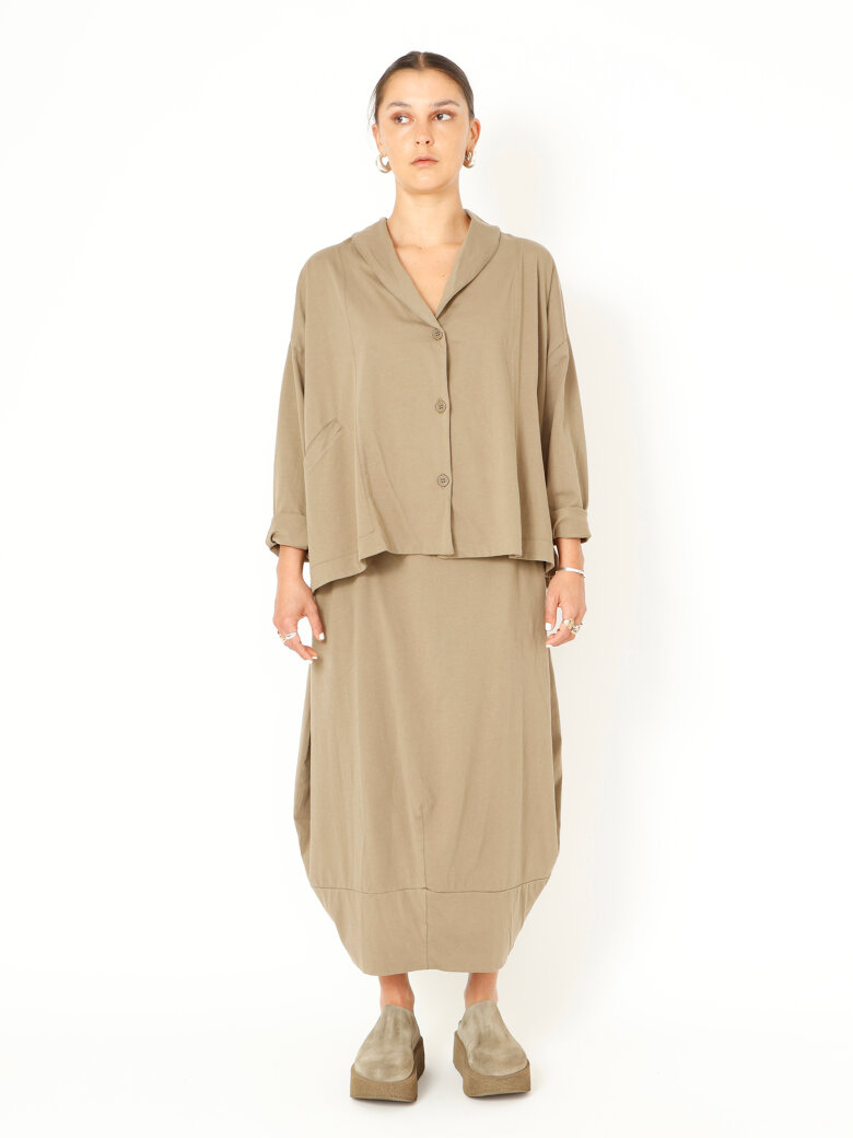 Sort Aarhus - Løstsiddende kjole med lommer