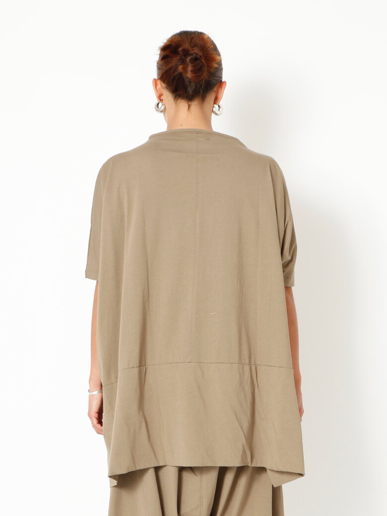 Sort Aarhus - Oversize t-shirt med lommer