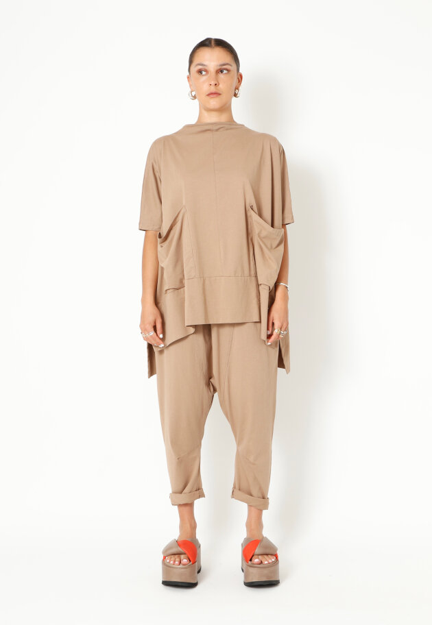 Sort Aarhus - Oversize t-shirt med lommer