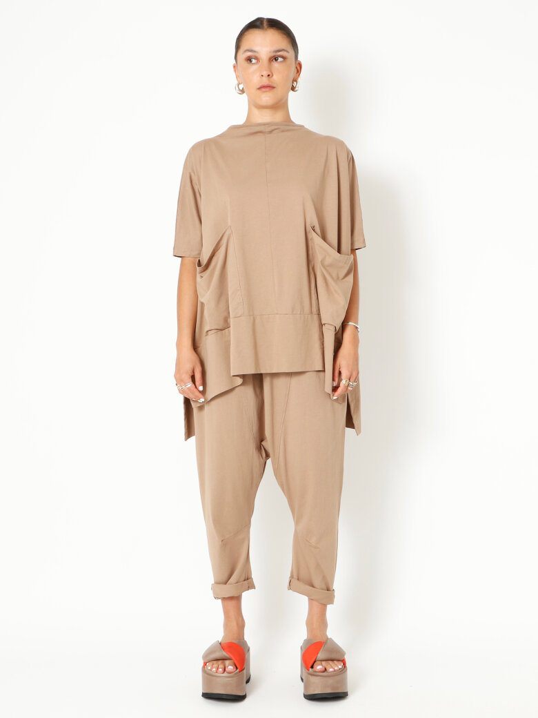 Sort Aarhus - Oversize t-shirt med lommer