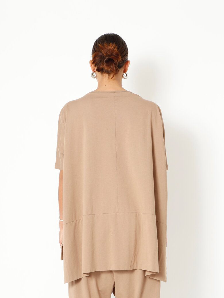 Sort Aarhus - Oversize t-shirt med lommer