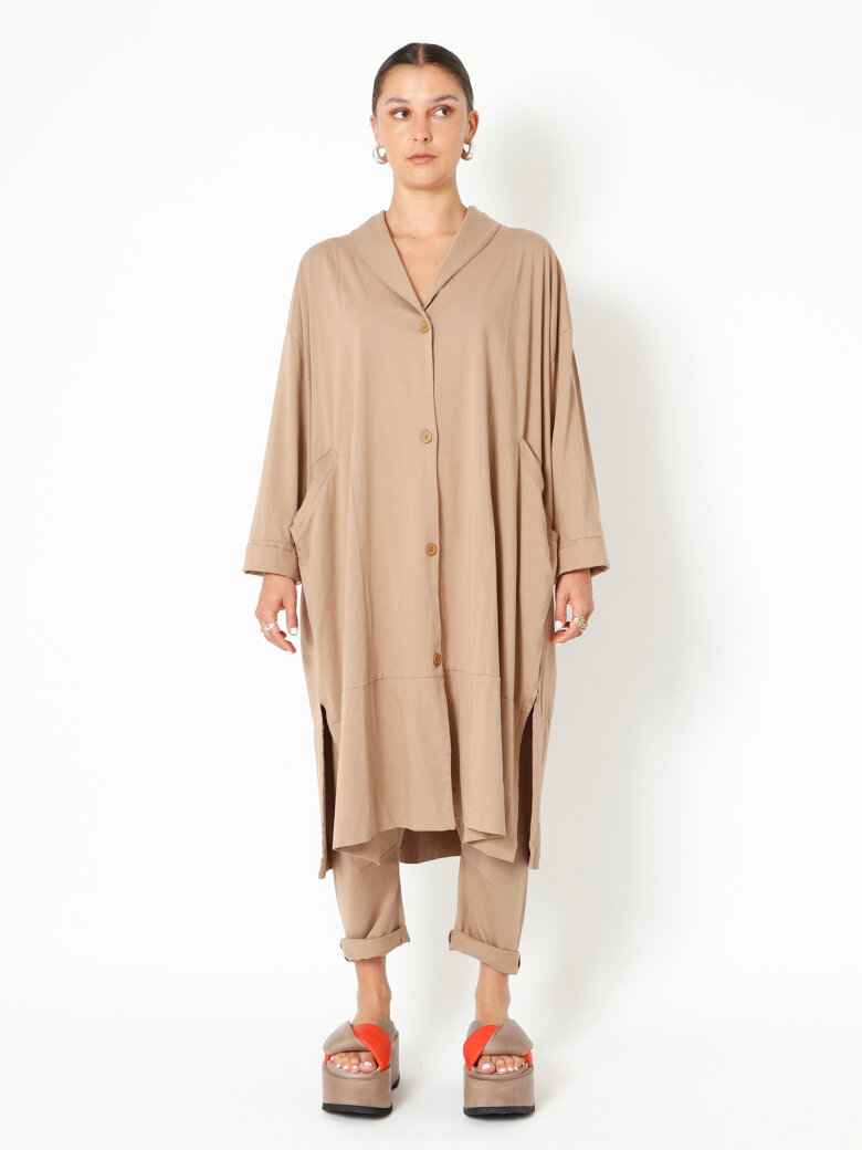 Sort Aarhus - Lang oversize cardigan