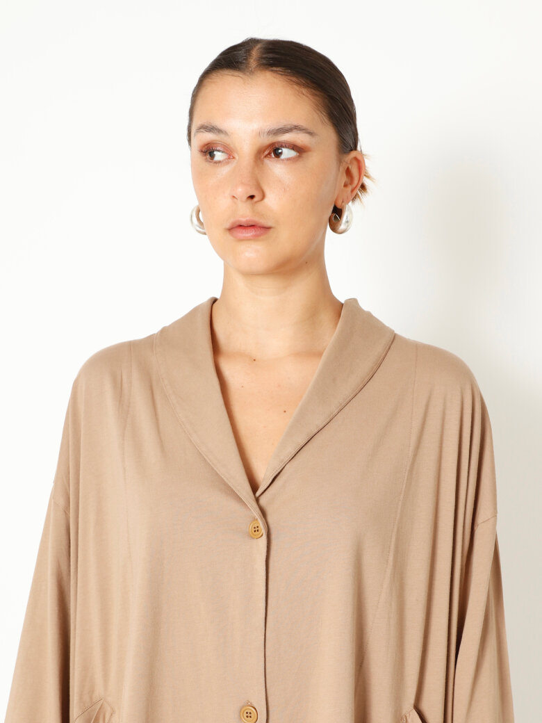 Sort Aarhus - Long oversize cardigan